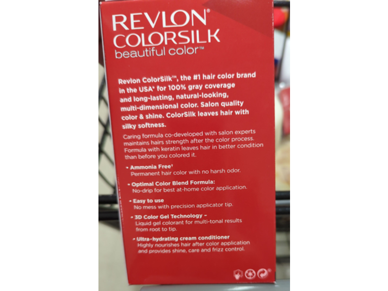 Revlon Color Silk Beautiful Color Permanent Hair Color, 54 Light Golden Brown, 1 Application, 4.4 fl oz