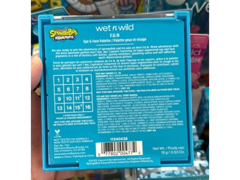 Wet N Wild Fun Eye & Face Palette, 0.53 oz/15 g