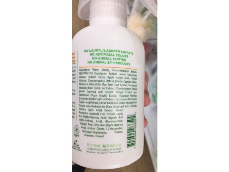 Earth Therapeutics Foamy Foot Shampoo, Tea Tree, Citrus, Eucalyptus, 10 fl oz/295 mL