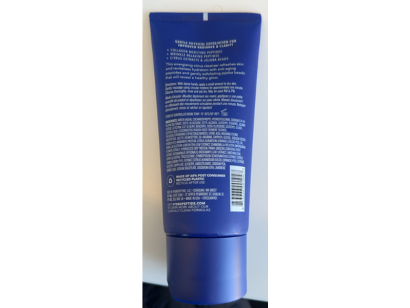 HydroPeptide Exfoliating Cleanser, 6.76 fl oz/200 mL