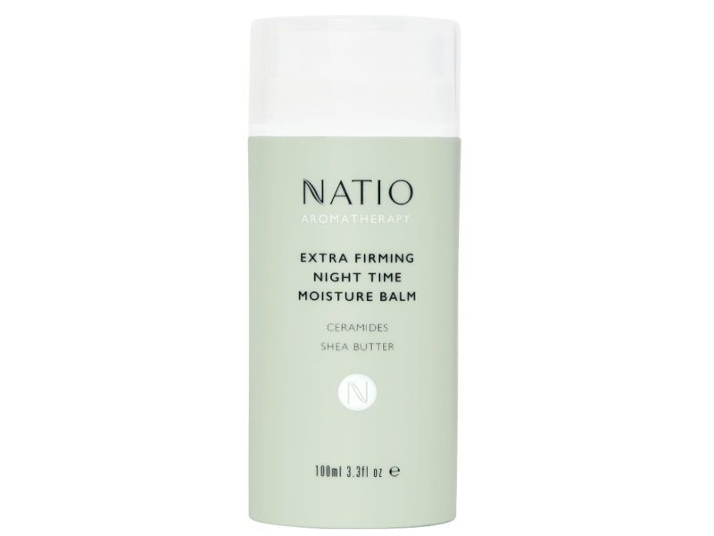 Natio Aromatherapy Extra Firming Night Time Moisture Balm, Shea Butter & Ceramides, 3.3 fl oz/100 mL
