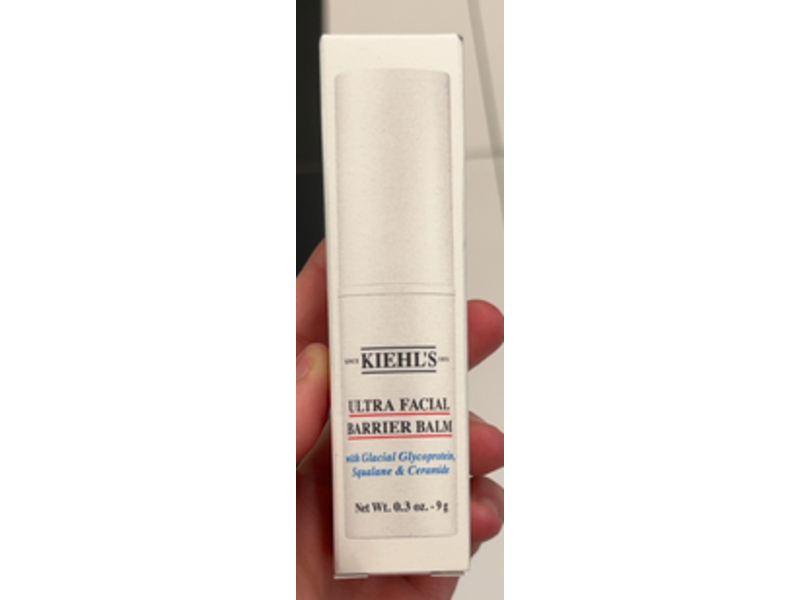 Kiehl's Since 1851 Ultra Facial Barrier Balm, Glacial Glycoprotein, Squalane & Ceramide, 0.3 oz/9 g