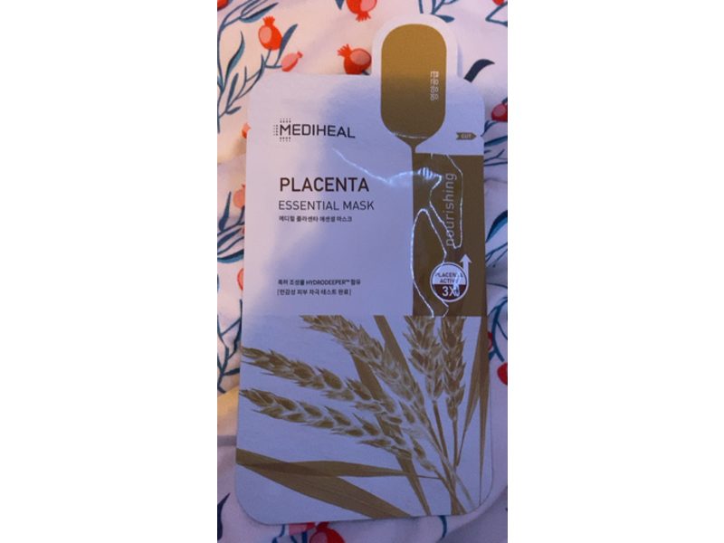 Mediheal Placenta Essential Mask, 0.81 fl oz/24 mL
