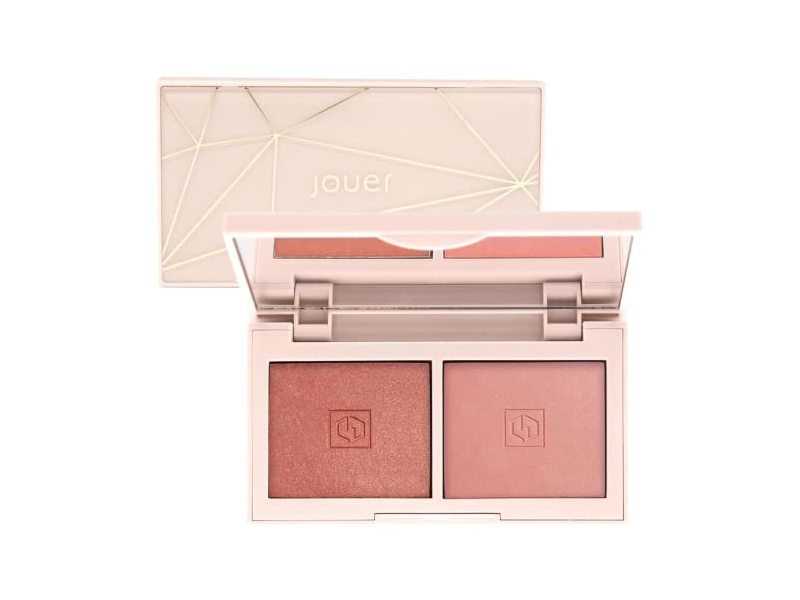 Jouer Blush Bouquet Deluxe Blush Palette, Rose Gold, 0.28 oz/8 g