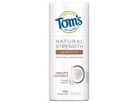 Tom's Of Maine Natural Strength Deodorant, Sensitive, Creamy Coconut + Hemp Seed Oil, 2 oz/56 g - Image 2