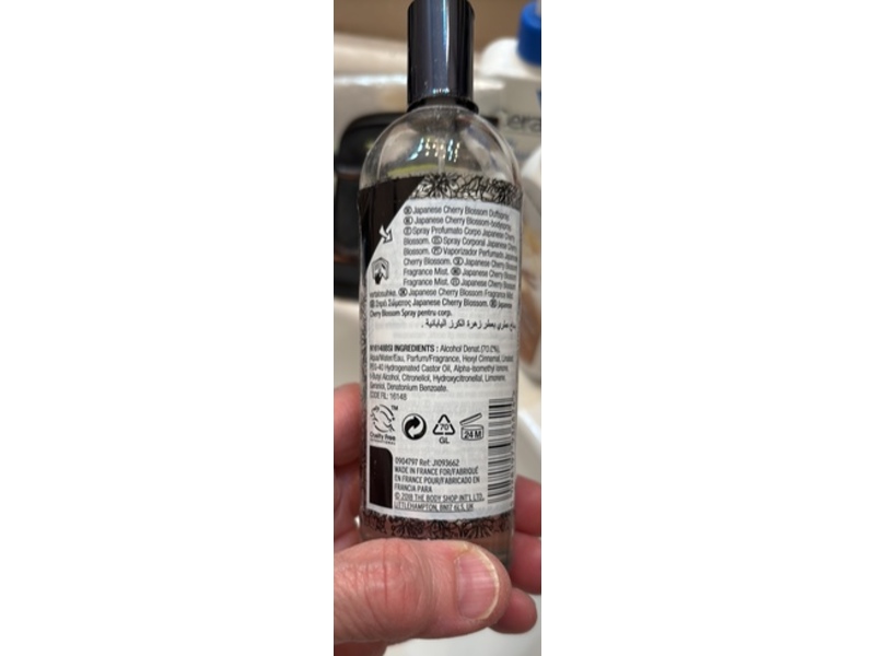 The Body Shop Fragrance Mist, Japanese Cherry Blossom, 3.3 fl oz/100 mL