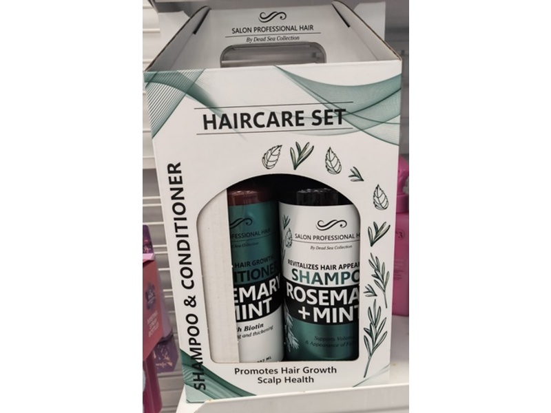 Dead Sea Collection Shampoo & Conditioner Duo, Rosemary & Mint