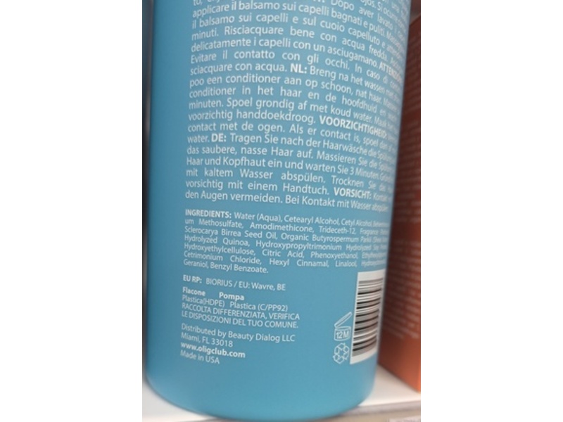 Oli G Total Refresh PH Balancing Hair Conditioner, 33.8 fl oz/1000 mL