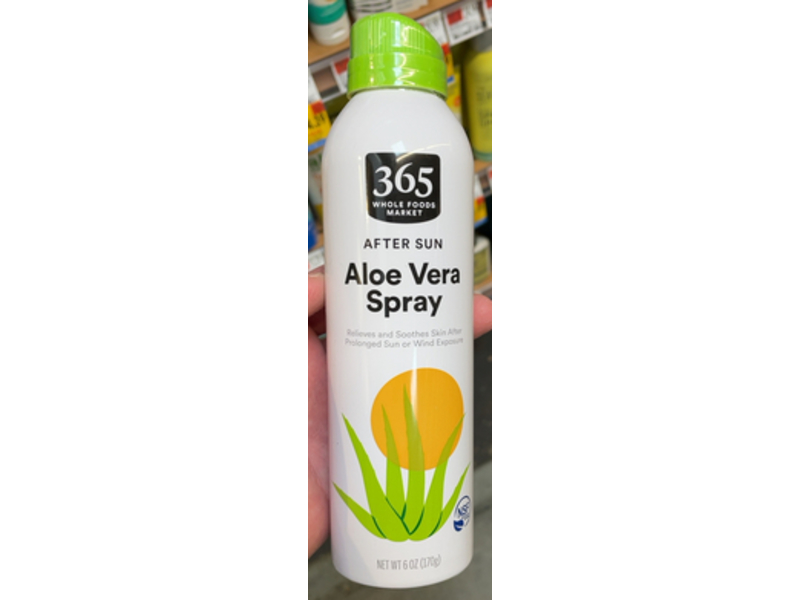 365 Whole Foods Market After Sun Aloe Vera Spray, 6 oz/170 g