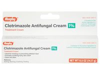 Rugby Clotrimazole Antifungal Cream 1%, 0.5 oz/14.17 g - thumbnail 1
