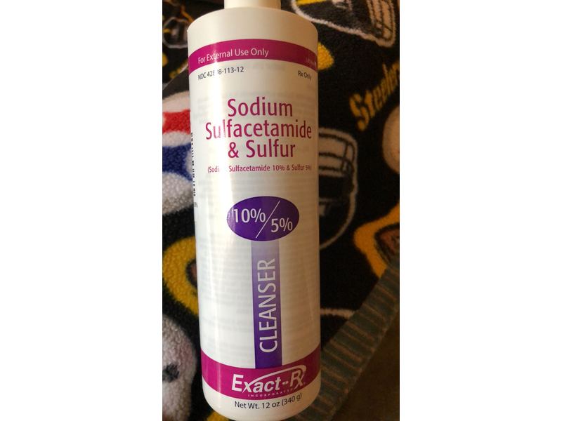 EXACT-RX Sodium Sulfacetamide And Sulfur 10%/5% Cleanser 6 oz (RX)