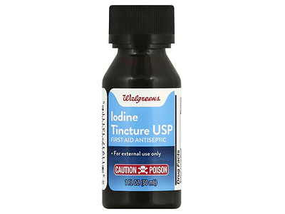 Walgreens Iodine Tincture Usp, 1 fl oz/30 mL
