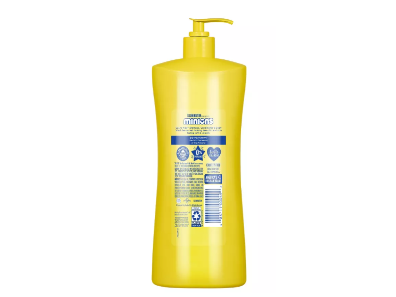 Suave Kids Illuminations Minions 3-In-1 Fresh Fun Shampoo + Conditioner + Body Wash, 28 fl oz/828 mL, 4 Pack