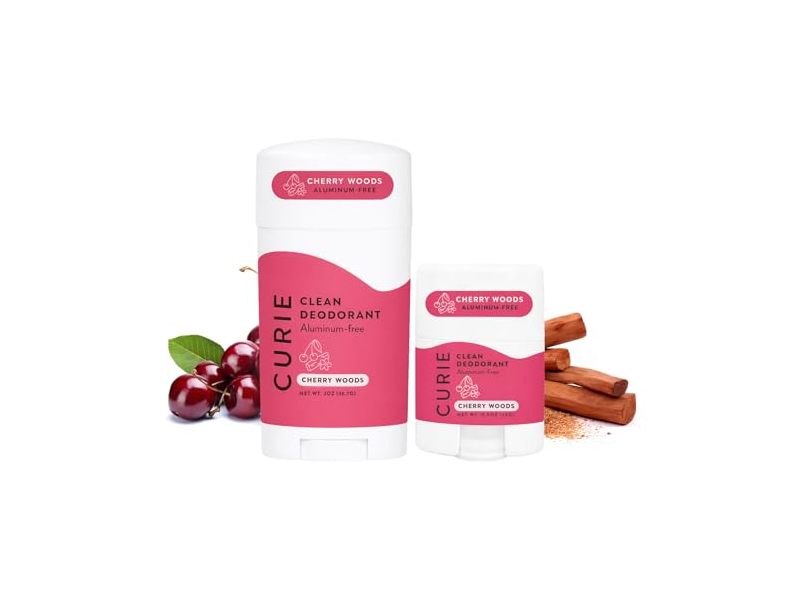 Curie Clean Deodorant, Cherry Woods, 2 oz/56.7 g, Pack Of 2