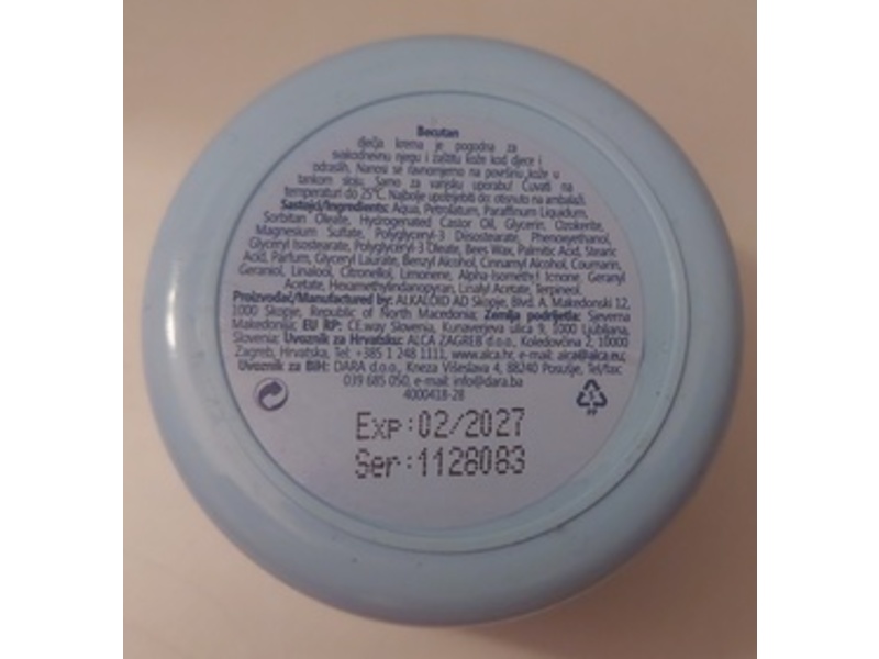 Becutan Children's Cream, 50 mL