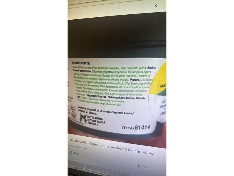 Lush Tofu Cream Shampoo, 200 g