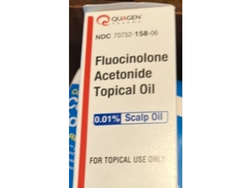 Fluocinolone Acetonide Topical Oil 0.01%, 4 fl oz/118.28 mL, Quagen Pharmaceuticals (Rx)