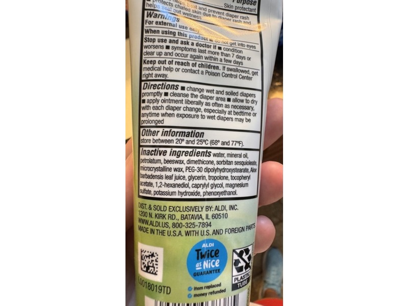 Little Journey Diaper Rash Ointment, Zinc Oxide, 4 oz/113 g, Pack Of 6