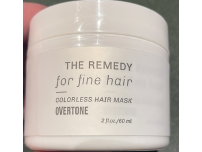 Overtone The Remedy For Fine Hair Colorless Hair Mask, 2 fl oz/60 mL