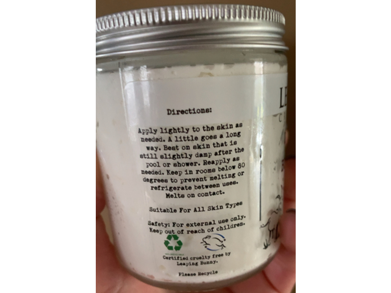 Legend's Creek Farm Whipped Body Butter, Unscented, Goat Milk, 8 fl oz