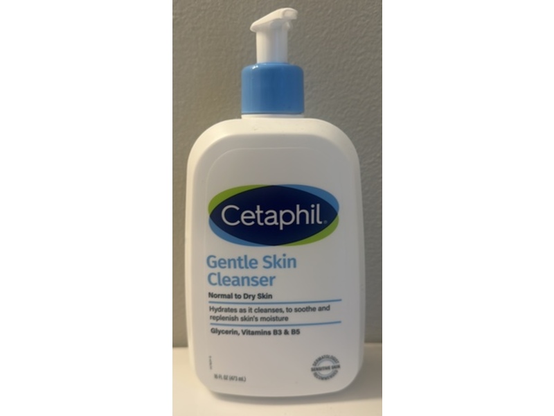 Cetaphil Gentle Skin Cleanser, Normal To Dry Skin, 16 fl oz/473 mL