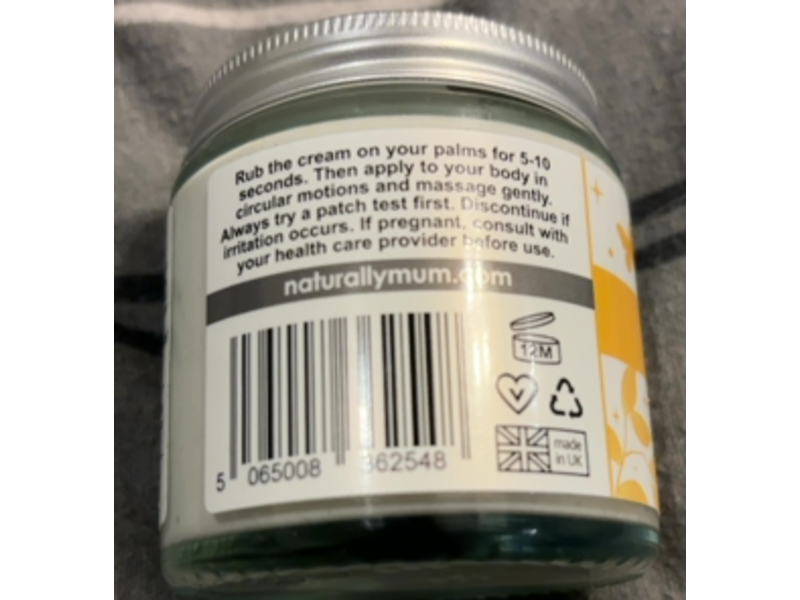 Naturallymum Wild Yum Natural Balancing Cream, Honey, 4 fl oz/120 mL