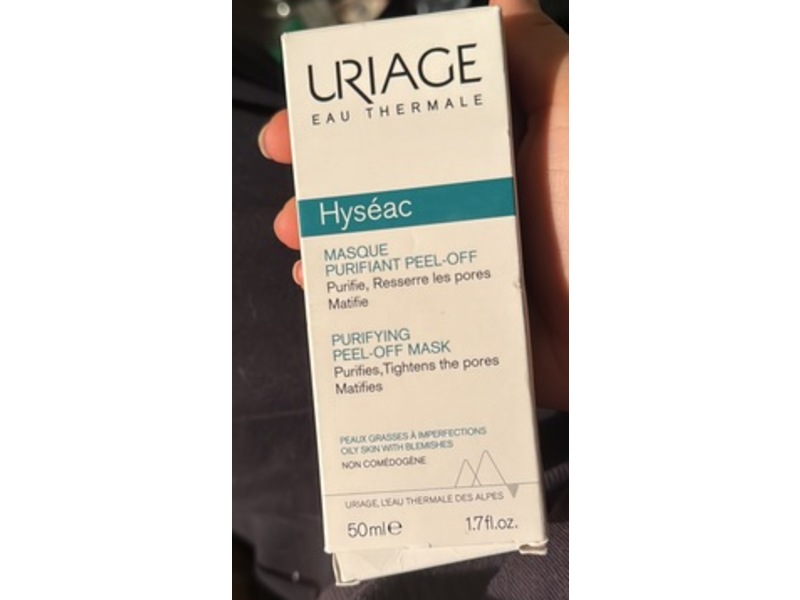 Uriage Eau Thermale Hyseac Purifying Peel Off Mask, 1.7 fl oz/50 mL