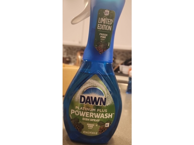 Dawn Platinum Plus Powerwash Dish Spray, Fresh Pine Scent, 16 fl oz/473 mL