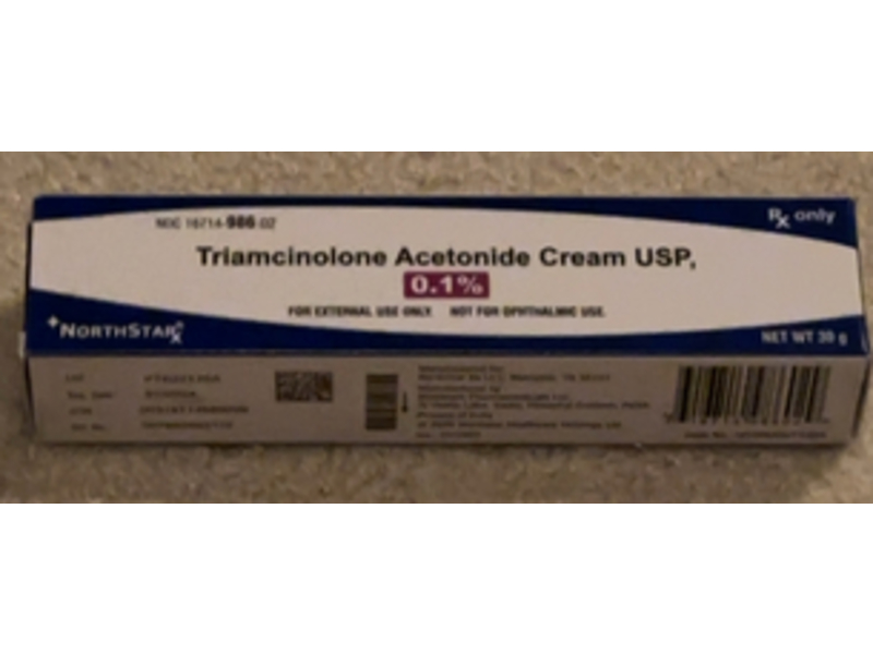 Triamcinolone Acetonide Cream Usp, 0.1%, 30 g, Northstar (RX)
