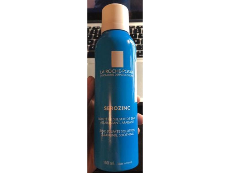 La Roche-Posay Serozinc Cleansing Soothing Solution, Zinc Sulfate, 150 mL