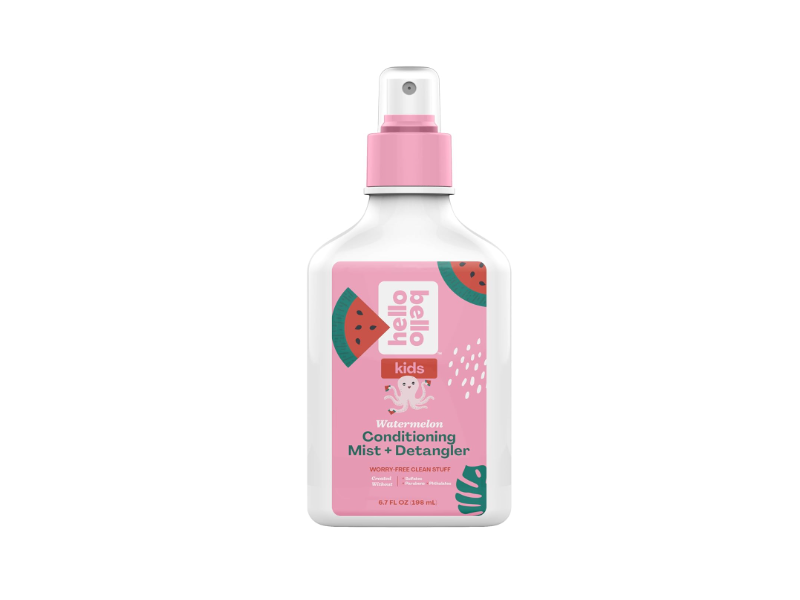 Hello Bello Kids Conditioning Mist + Detangler, Watermelon, 6.7 fl oz/198 mL