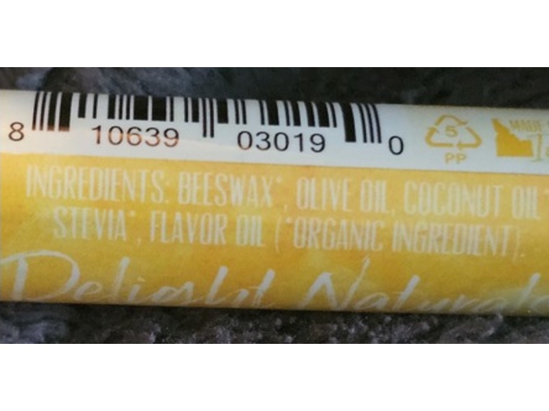 Delight Naturals Cocktail Lip Balm, Pina Colada