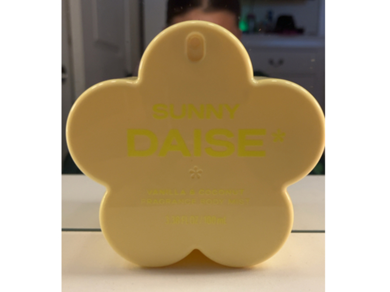 Daise Sunny Fragrance Body Mist, Vanilla & Coconut, 3.38 fl oz/100 mL