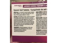 Assured Epsom Salt Tablets, Lavender Scented, 1 fl oz/28.3 g, 6 Pack - thumbnail 2