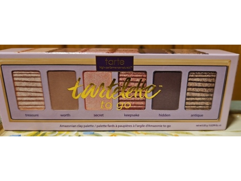Tarte Tartelette To Go Amazonian Clay Palette, 0.0299 oz/0.85 g