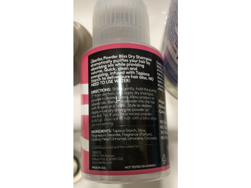 Uberliss Powder Bliss Dry Shampoo, 2 oz/57 g
