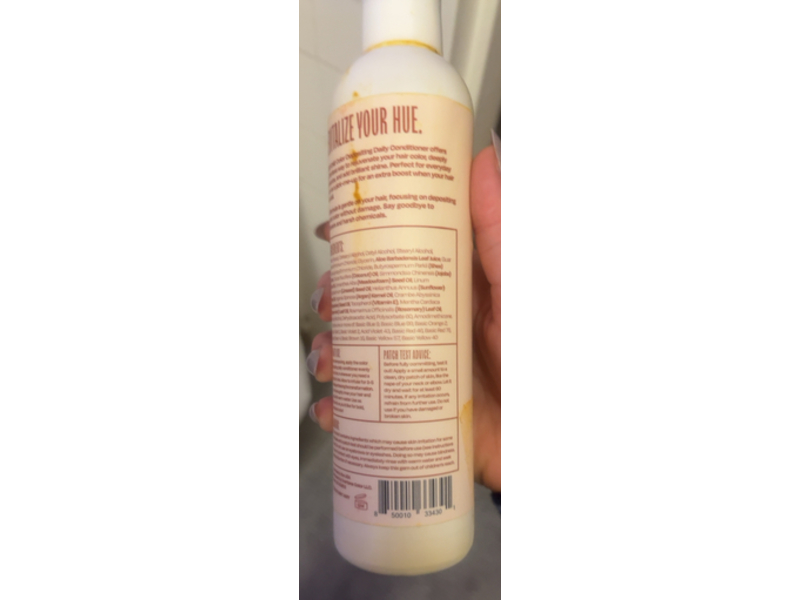 Overtone Color Depositing Daily Conditioner, Ginger Glow, 8 oz/237 mL