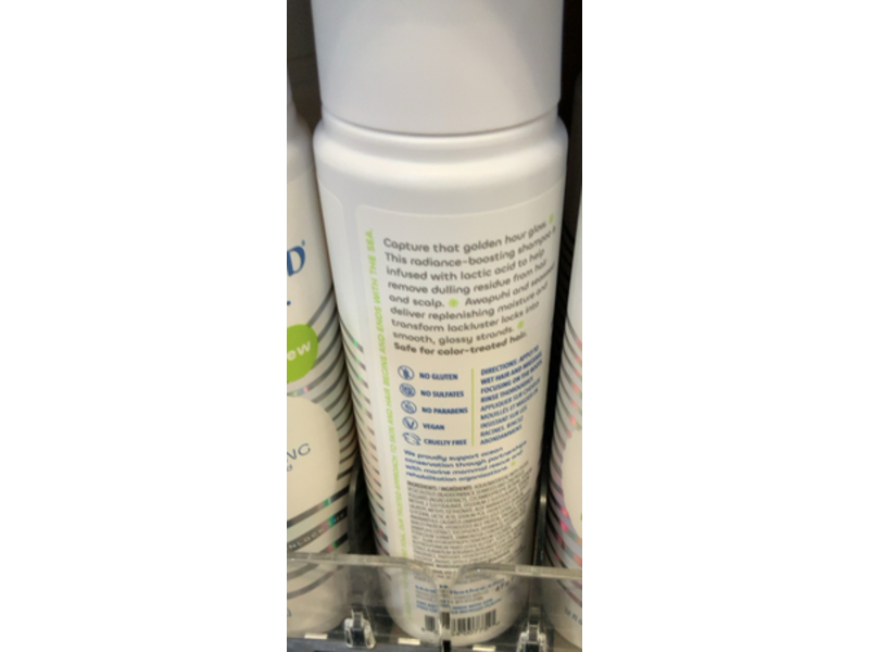 Seaweed Bath Co. Gloss Shampoo, Sea Salt Bergamot Scent, 12 fl oz/354 mL