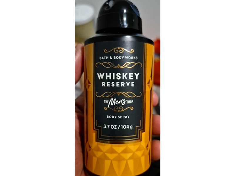 Bath & Body Works Whiskey Reserve The Mens Shop Body Spray, 3.7 oz/104 g