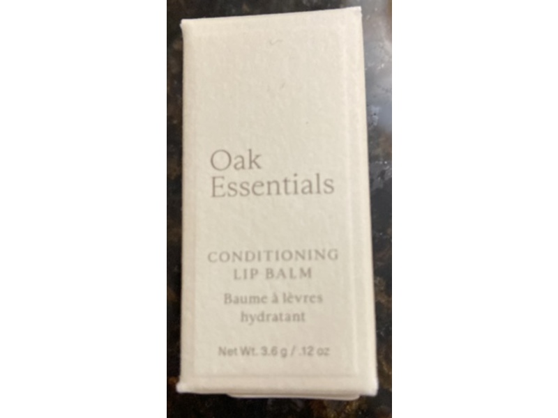 Oak Essentials Conditioning Lip Balm, Transparent, 3.6 g/0.12 oz