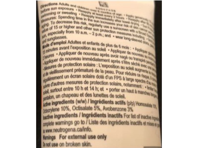 Neutrogena Clear Face Sunscreen Lotion, SPF 50, 88 mL