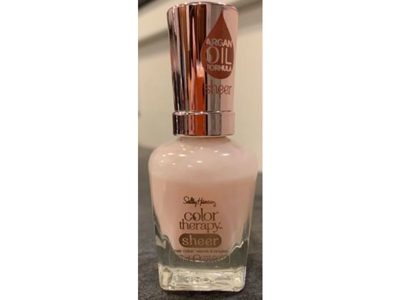 Sally Hansen Color Therapy Nail Color, 536 My Sheer, 0.5 fl oz/14.7 mL