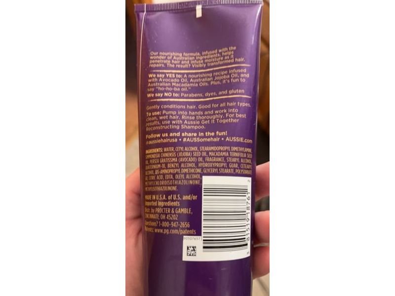 Aussie Deep Thoughts Reconstructing Conditioner, Avocado, Australian Jojoba, 8.4 fl oz/250 mL