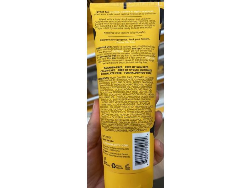 Pattern Leave-In Conditioner, Define & Moisturize, 9.8 fl oz/289.8 mL