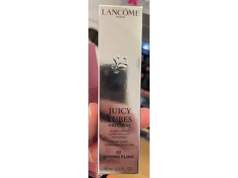 Lancome Juicy Tubes Original Ultra Shiny Hydrating Lip Gloss, 02 Spring Fling, 0.5 fl oz/15 ml