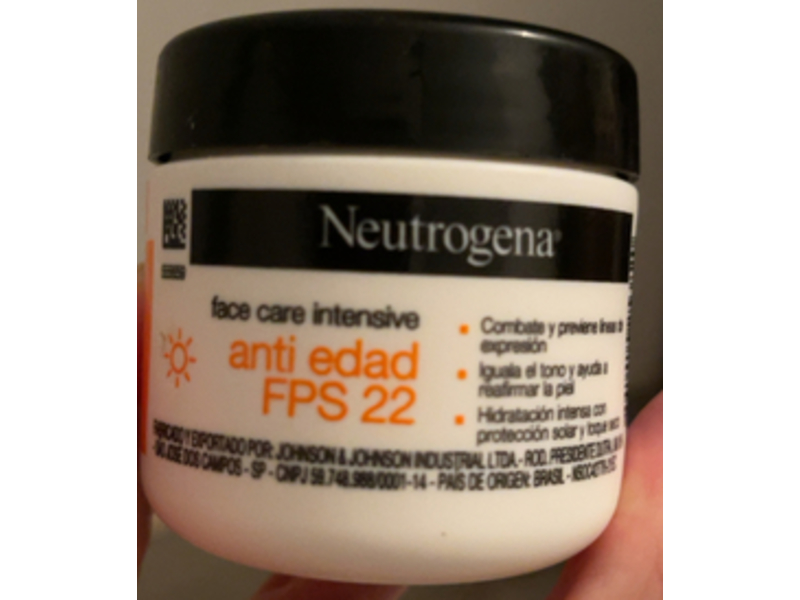 Neutrogena Face Care Intensive Anti-Aging, SPF 22, 100 g