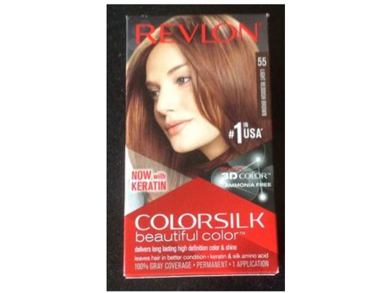 Revlon Colorsilk Hair Coloring, 55 Light Reddish Brown