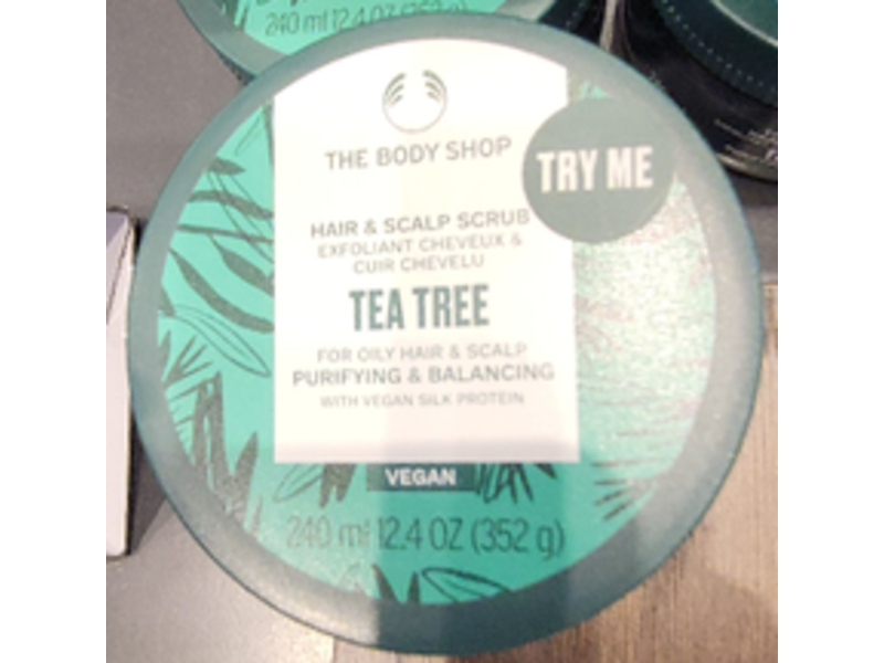 The Body Shop Hair & Scalp Scrub, Tea Tree, 12.4 oz/352 g