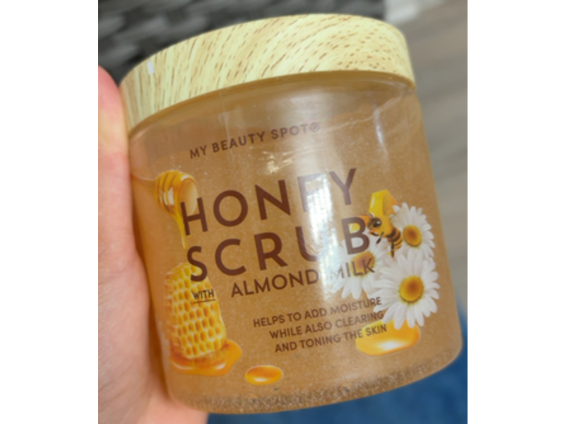 My Beauty Spot Honey Scrub, Almond Milk, 17.5 oz/500 g