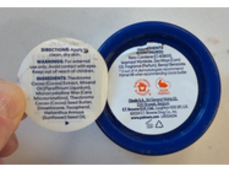 Palmer's Cocoa Butter Formula Cocoa Balm, Vitamin E, 0.6 oz/17 g